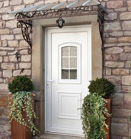 Porte d'entrée PVC sur mesure