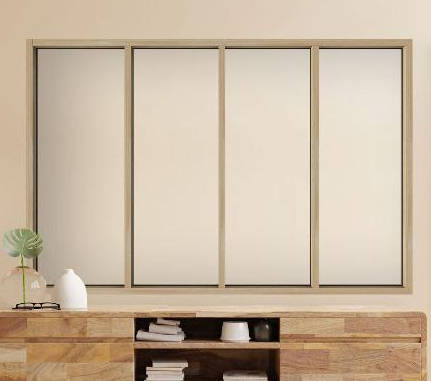 Verrière bois sur mesure