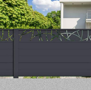 Clôture Alu décorative