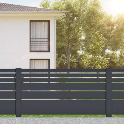 Clôture Alu ajourée