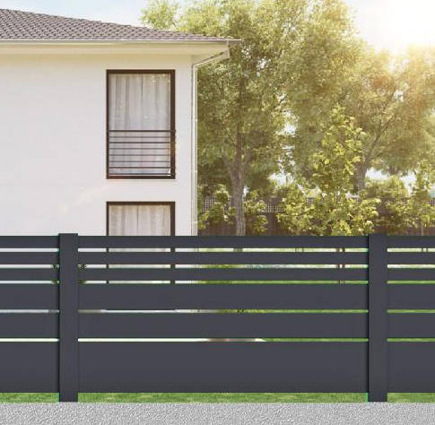 Clôture Alu ajourée